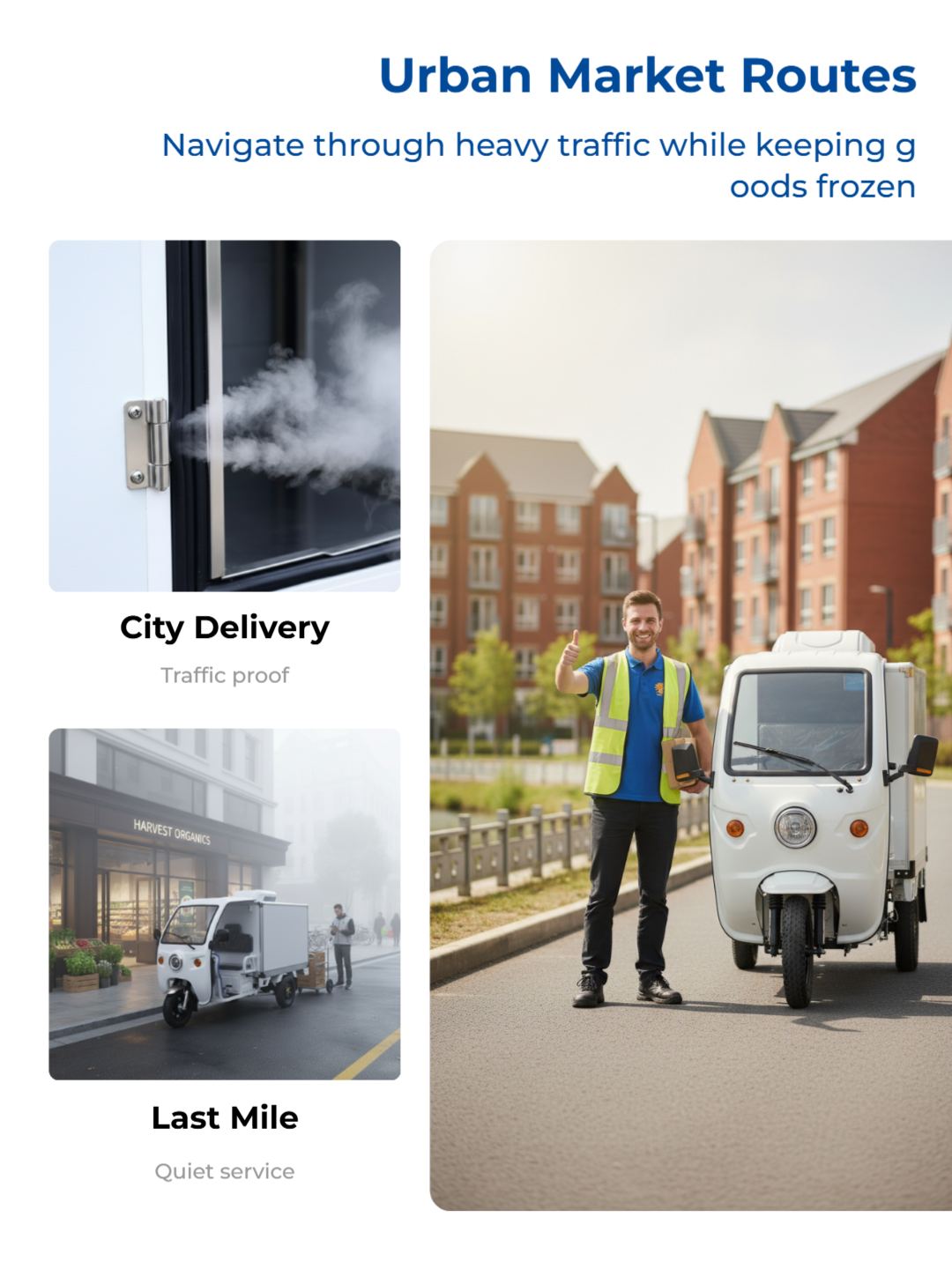 Industrial-grade sealing strips and precision fitting ensure zero temperature loss, maximizing energy efficiency and cargo temperature stability.