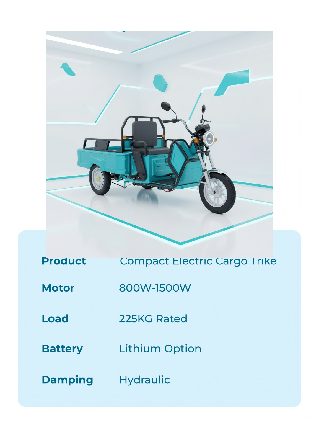 Reliable brakes, bright LED lights, and protective guards ensure safe operation, giving parents peace of mind during family transport.