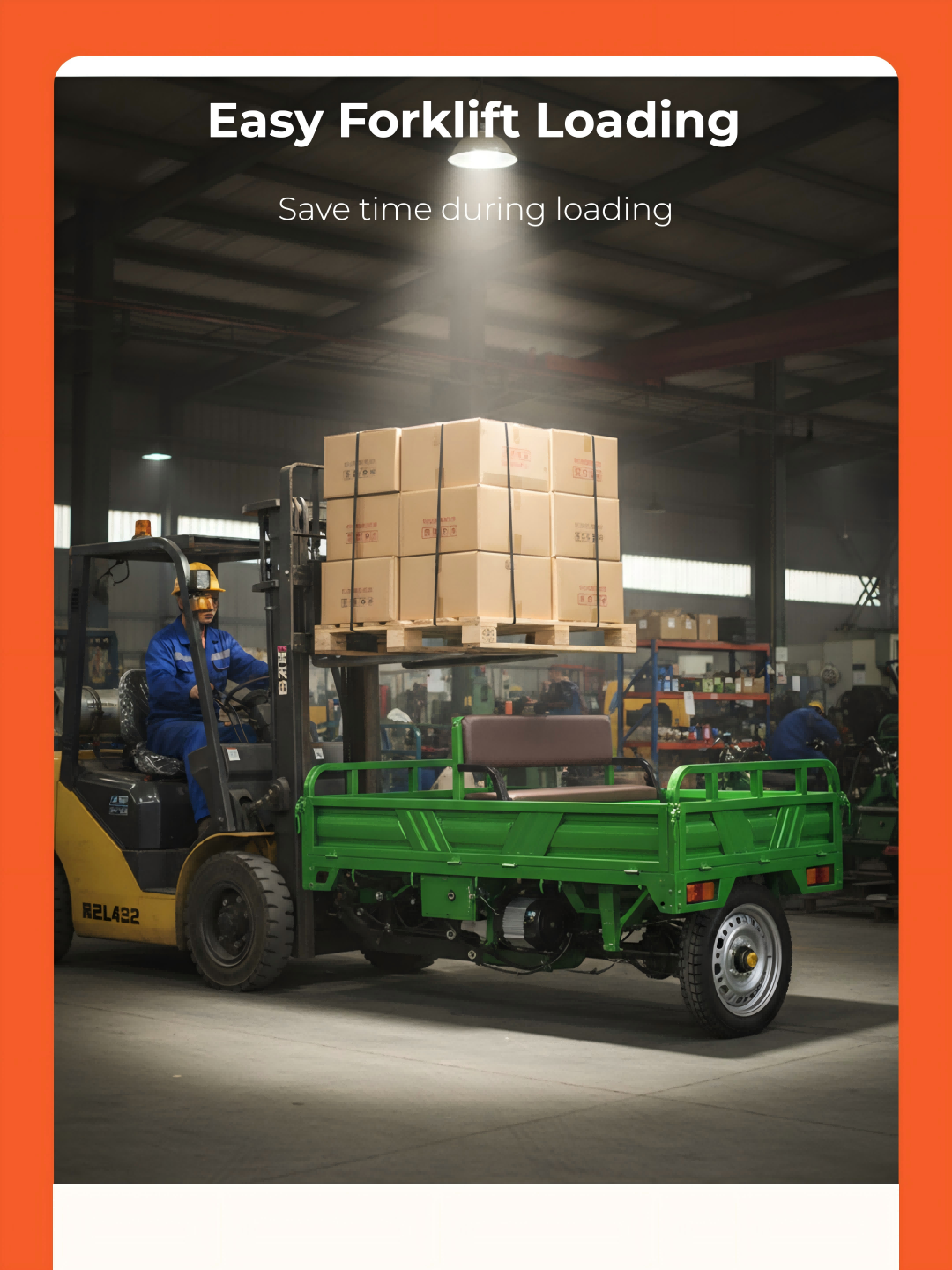 Ergonomically designed seating reduces driver fatigue during long hours of heavy material transport, supporting productivity in industrial operations.